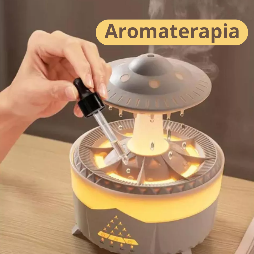 Humidificador Efecto Gotas Lluvia