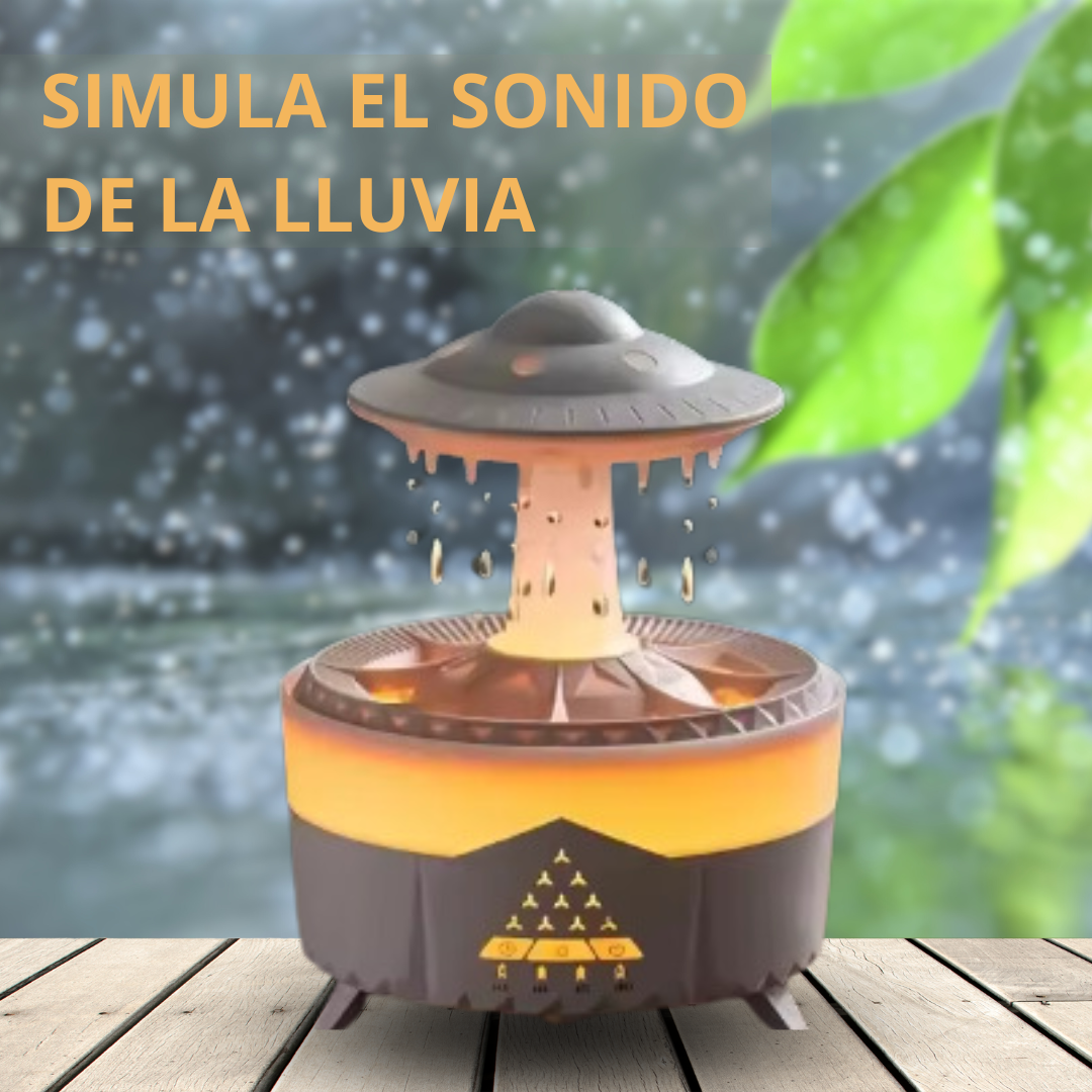 Humidificador Efecto Gotas Lluvia