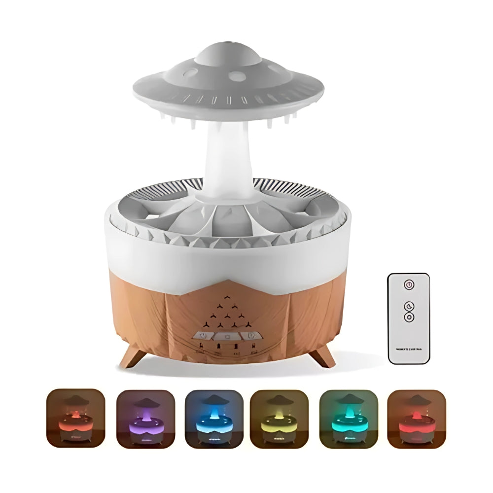 Humidificador Efecto Gotas Lluvia